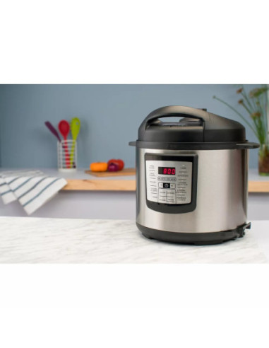 Olla de Presion Black Decker Multiuso Digital con 7 Funciones Tapa Removible