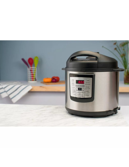 Olla de Presion Black Decker Multiuso Digital con 7 Funciones Tapa Removible