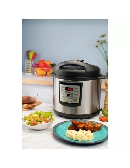 Olla de Presion Black Decker Multiuso Digital con 7 Funciones Tapa Removible