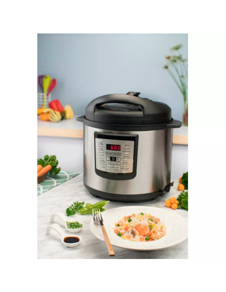 Olla de Presion Black Decker Multiuso Digital con 7 Funciones Tapa Removible