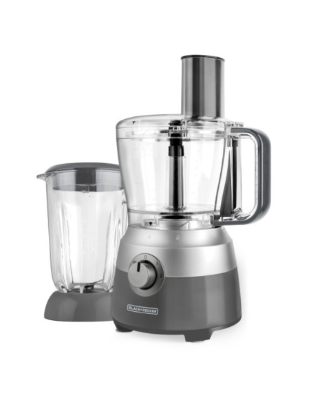 Procesador de Alimentos Black Decker 2 en 1 con Motor de 600W Jarra de Vidrio