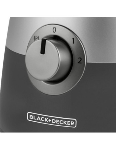 Procesador de Alimentos Black Decker 2 en 1 con Motor de 600W Jarra de Vidrio