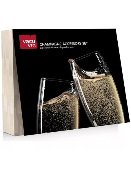 SET DE CHAMPAGNE ACCESSORY VACU VIN 3 PCS