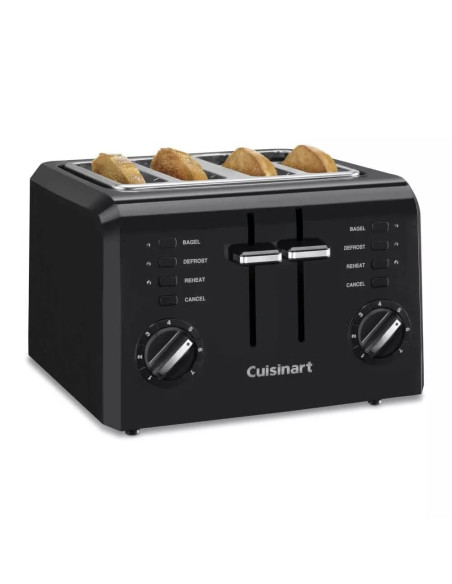 Tostadora Cuisinart 4 Posiciones 7 Ajustes Negra
