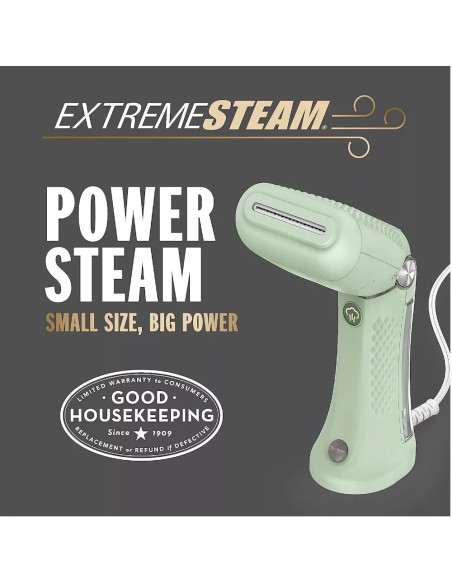 PLANCHA AL VAPOR CONAIR ALAMBRICO 1200W MULTUFUNCION 35 SEG  DEP AGUA VERDE