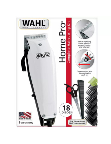 Cortadora de Cabello 18 Pcs Blanco