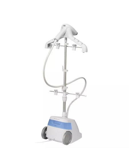 PLANCHA A VAPOR CONAIR PROFESIONAL CON RUEDAS  PERCHA 1875W 2 AJUSTES DE CALOR APAGADO AUT  DEP AGUA BLANCO