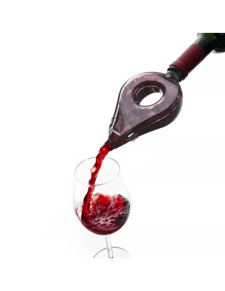 AIREADOR DE VINO VACU VIN GRIS