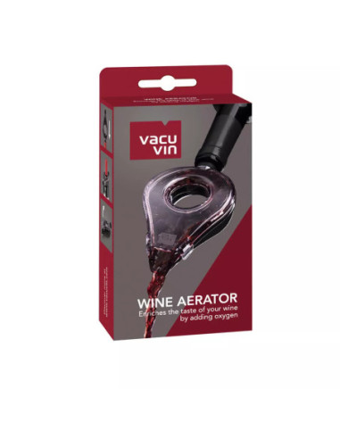 AIREADOR DE VINO VACU VIN GRIS
