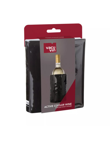 ENFRIADOR ACTIVO DE VINO VACU VIN COLOR NEGRO