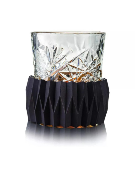 ENFRIADOR ACTIVO DE VASO DE WHISKEY VACU VIN COLOR CAFE