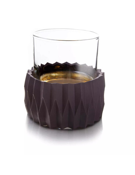 ENFRIADOR ACTIVO DE VASO DE WHISKEY VACU VIN COLOR CAFE