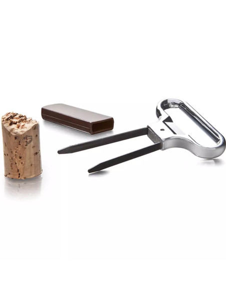 SACACORCHOS VACU VIN ACERO INOX. INCL. PLASTICO PROTECTOR