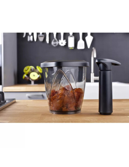 Marinador Instantaneo Tomorrows Kitchen 3 Pcs 1 3 Lts Color Negro