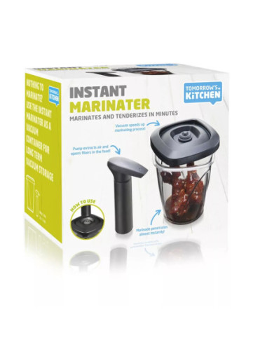 Marinador Instantaneo Tomorrows Kitchen 3 Pcs 1 3 Lts Color Negro