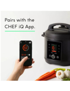 OLLA SMARTCOOKER MULTIFUNCION PRESION CHEFMAN CHEFIQ 5 67 LTS 1000 WATTS BT WIFI NEGRO 2