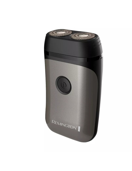 AFEITADORA RECARGABLE REMINGTON 2 CABEZAS ROTATIVA INALAMBRICA NEGRA