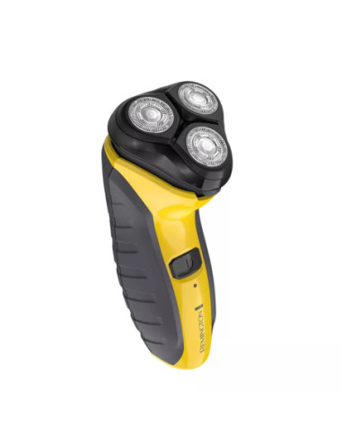 Afeitadora Recargable Remington Indestructible Rotativa Inalambrica 60Min Amarilla