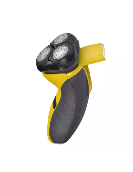 Afeitadora Recargable Remington Indestructible Rotativa Inalambrica 60Min Amarilla