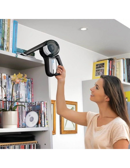Aspiradora de Pivote Black Decker Inalambrica Litio 20V 444Ml 3 Etapas Gris