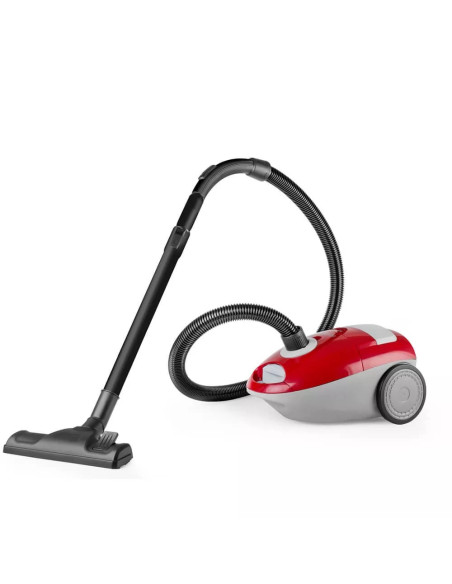 Aspiradora Black Decker 1800W 3Lt Bolsa de Tela Rojo