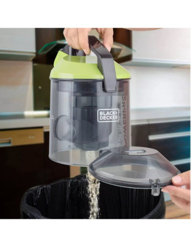 Aspiradora Black Decker 2000W 2 5Lt Colector de Polvohepa Filtro Verde