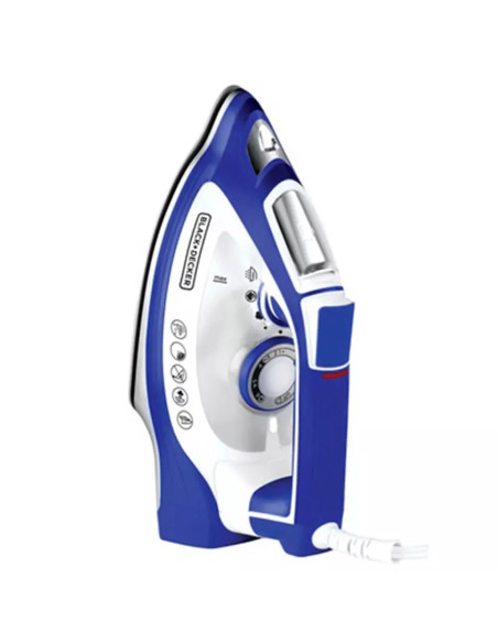 PLANCHA DE ROPA BLACK DECKER1500W IMPACT AZUL