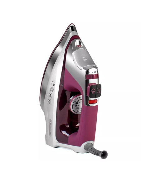 Plancha de Ropa Black Decker 1600W Titanio Violeta