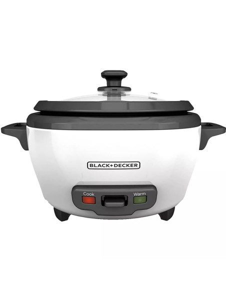 OLLA ARROCERA BLACKDECKER 3 TAZAS MULTIUSOS BLANCA