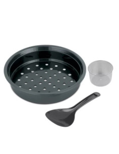 Olla Arrocera Black Decker 20 Tazas de acero inoxidable Gris 2