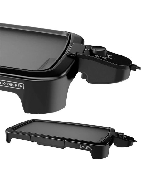 Parrilla Electrica Black Decker 1500W Superficie de Coccion 8 Porciones