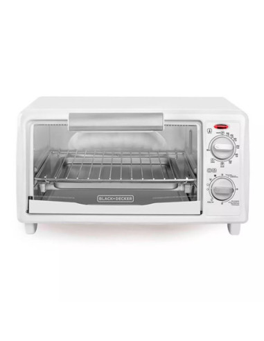 Horno Tostador Black Decker 4 Rebanadas 1150W Blanco