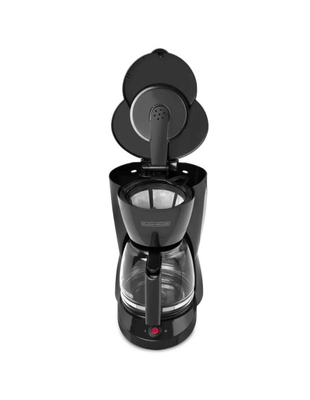 Cafetera Black Decker 12 Tazas Boton Encendido y Apagado Negra