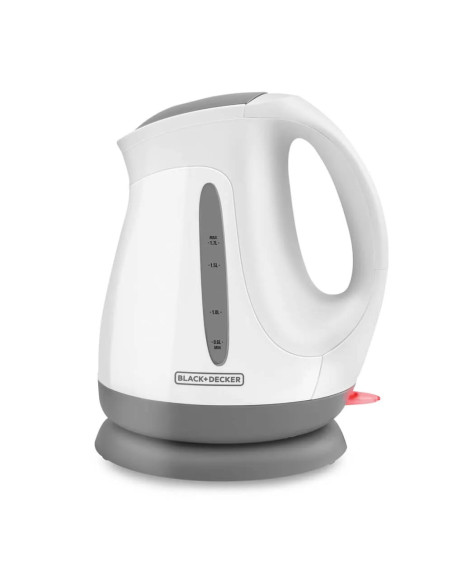 Tetera Electrica Black Decker 1500W 1 7 Lts Apagado Automatico Base Giratoria Blanca
