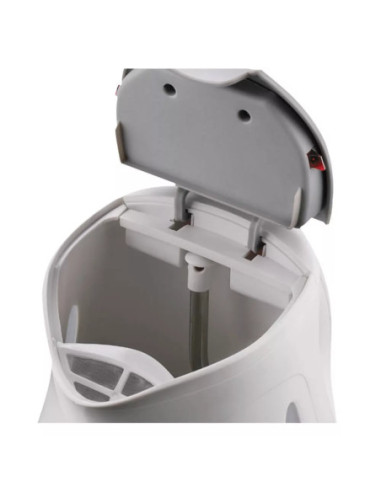Tetera Electrica Black Decker 1500W 1 7 Lts Apagado Automatico Base Giratoria Blanca