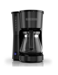 CAFETERA BLACK DECKER-5 TAZAS-FILTRO PERMANENTE-BOTON ENCENDIDO Y APAGADO-NEGRA 2