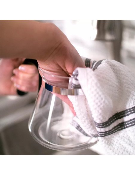 Cafetera Black Decker 5 Tazas Filtro Permanente Boton Encendido y Apagado Blanca