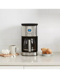 CAFETERA CUISINART PROGRAMABLE HASTA 24H ANTES JARRA 14TZ APAGADO AUTOMATICO CON FILTRO ACERO INOX 2