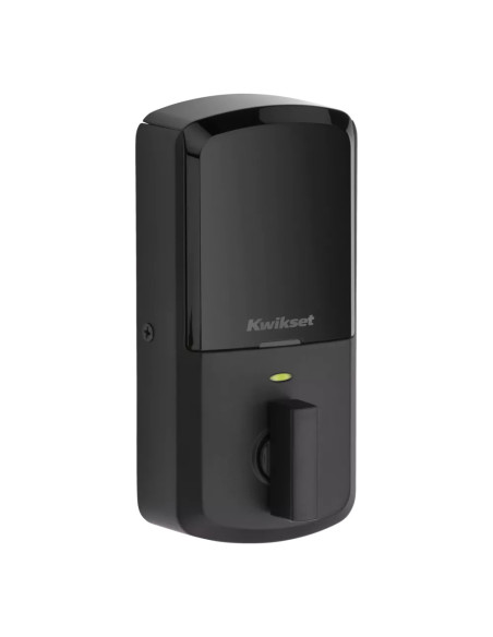 CERRADURA KWIKSET HALO SMART 100 HUELLAS DACTILARES HISTORIAL NEGRO MATE