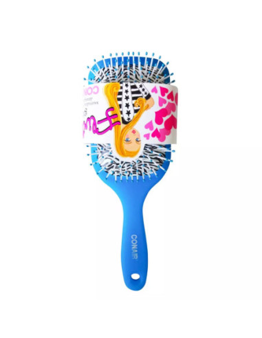 Cepillo De Cabello Conair Tipo Paleta Almohadilla Diseno Zebra