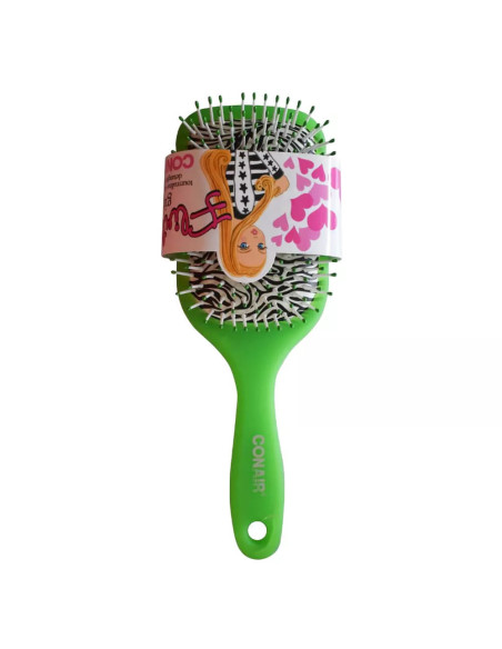 Cepillo De Cabello Conair Tipo Paleta Almohadilla Diseno Zebra
