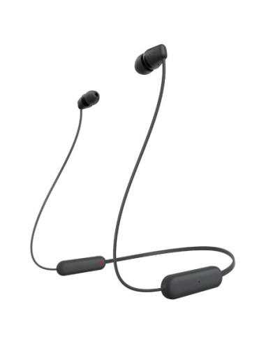 AUDIFONOS SONY INALAMBRICO 9MM 20 20KHZ MICROF  INTEGR  25H DUR  NEGRO