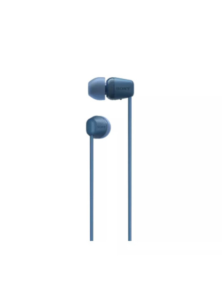 AUDIFONOS SONY INALAMBRICO 9MM 20-20KHZ MICROF. INTEGR. 25H DUR. AZUL