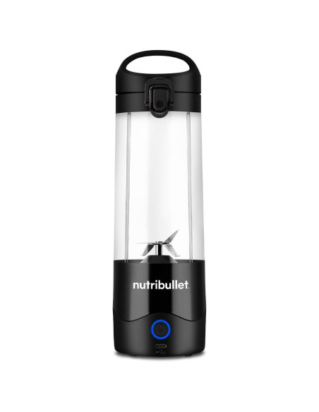 LICUADORA NUTRIBULLET 70W HASTA 15 LICUADOS 90MIN. 475ML VASO PLASTICO USB-C  COLOR NEGRO