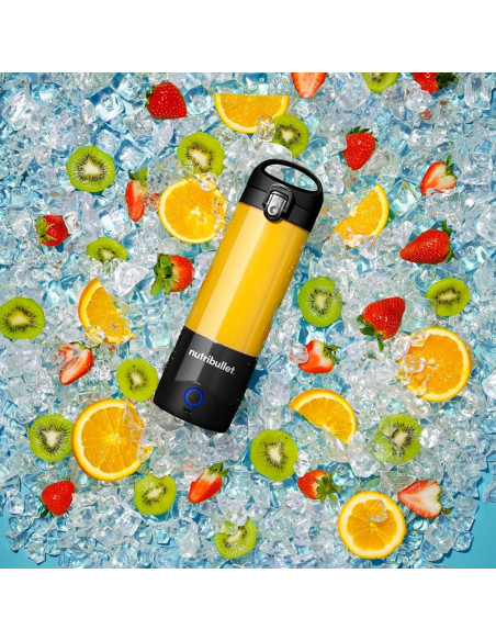 LICUADORA NUTRIBULLET 70W HASTA 15 LICUADOS 90MIN. 475ML VASO PLASTICO USB-C  COLOR NEGRO