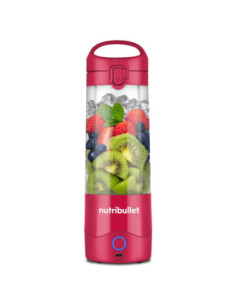 LICUADORA NUTRIBULLET 70W HASTA 15 LICUADOS 90MIN. 475ML VASO PLASTICO USB-C  COLOR MAGENTA 2