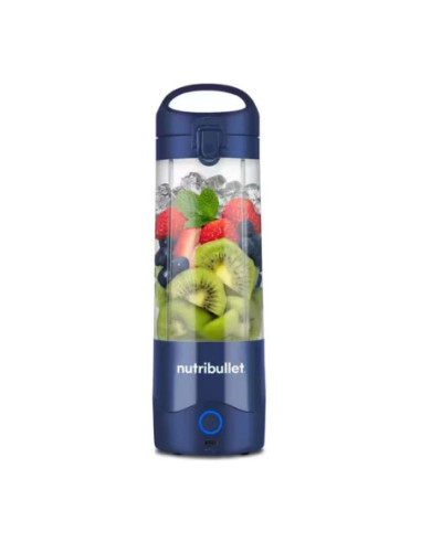 LICUADORA NUTRIBULLET 70W HASTA 15 LICUADOS 90MIN. 475ML VASO PLASTICO USB-C  COLOR AZUL