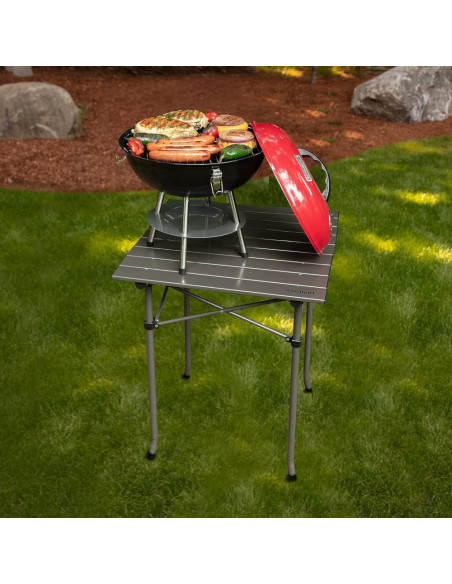 PARRILLA DE CARBON CUISINART 14 PULG. PORTATIL SIST. VENTILACION DUAL ROJA-NEGRA