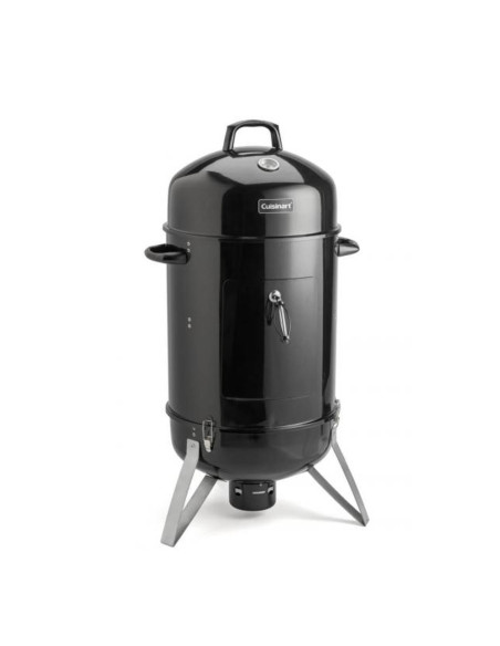 AHUMADOR DE CARBON CUISINART 16 PULG. VERTICAL 2 PARRILLAS SIST. VENTILACION DUAL NEGRO