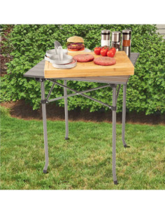 MESA DE PREPARACION CUISINART PLEGABLE ALUMINIO INCL. BOLSA VIAJERA 2